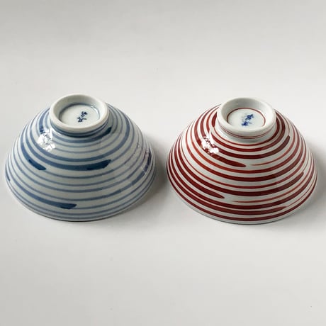 有田焼 其泉 渦線文 飯碗〈新品〉