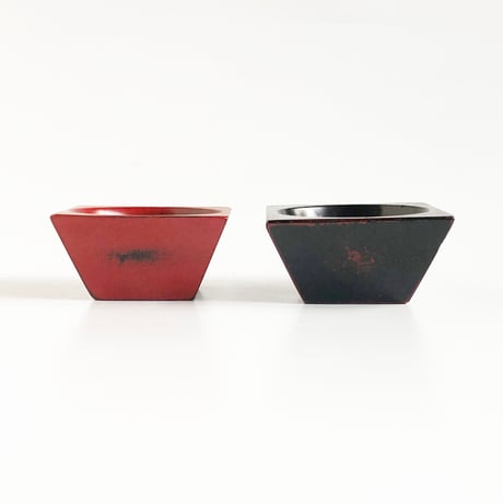 紀州漆器 ミニ鉢 四角〈新品〉