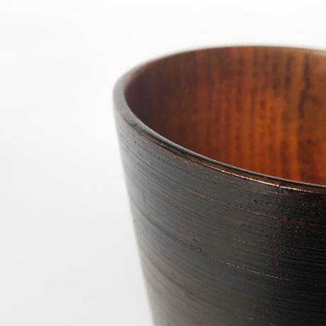 紀州漆器 漆塗り 木製フリーカップ〈新品〉