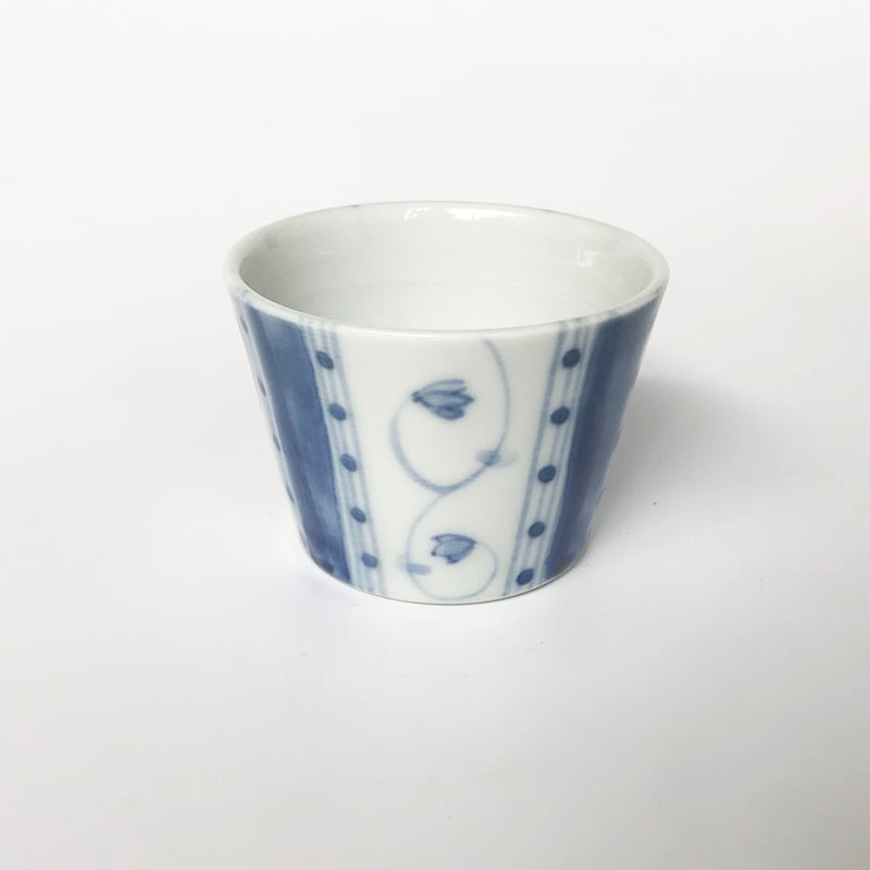 九谷焼 九谷青窯 蕎麦猪口 割取小花〈新品〉 | 器屋 HAKOBE