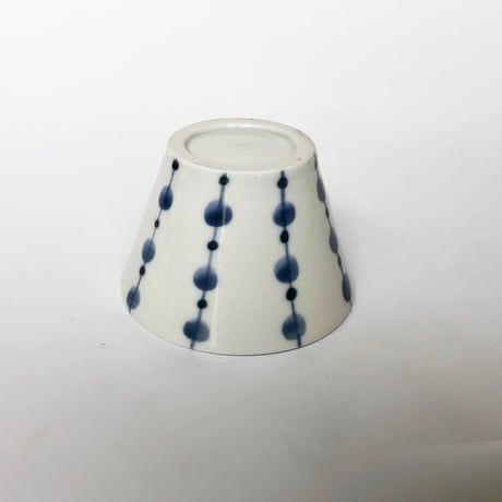 九谷焼 九谷青窯 蕎麦猪口 水玉繋ぎ〈新品〉