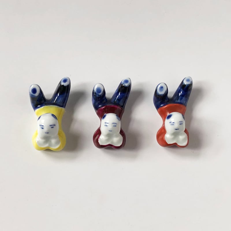 有田焼 其泉 五色唐子 箸置き〈新品〉 | 器屋 HAKOBE