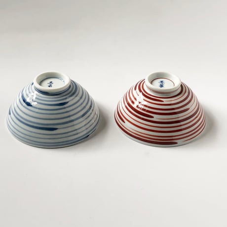 有田焼 其泉 渦線文 飯碗〈新品〉