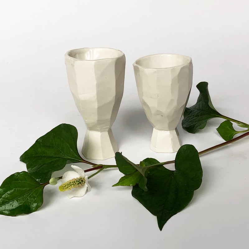 鴨はうす つくりものじ 俺野鳥観察記湯呑みc60 ノウッ器（陶器