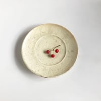鈴木史恵 リム皿 白〈新品〉