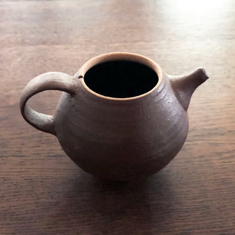 陶塾 急須 茶/黒（共茶漉し）〈新品〉