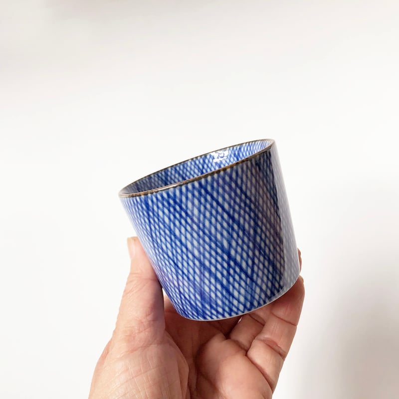 有田焼 其泉 藍千綾福文 そば猪口〈新品〉 | 器屋 HAKOBE