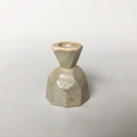 河村岳志 足つきお猪口 淡灰〈新品〉