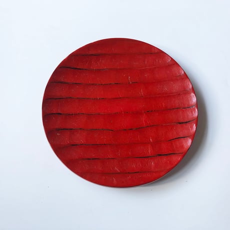 紀州漆器 丸銘々皿〈新品〉