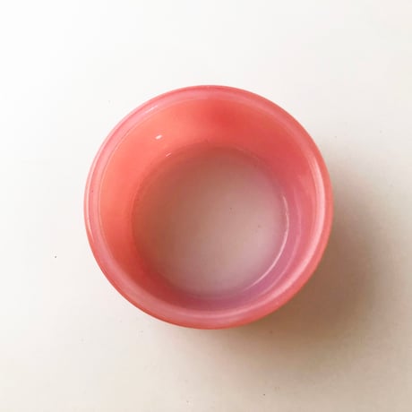 アルコパル ミルクガラス ココット〈古物〉