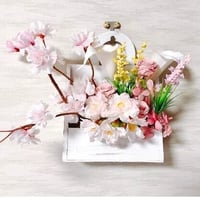 【動画レッスン】桜アレンジ　プリザーブドフラワーを添えて　 レッスン動画　本編