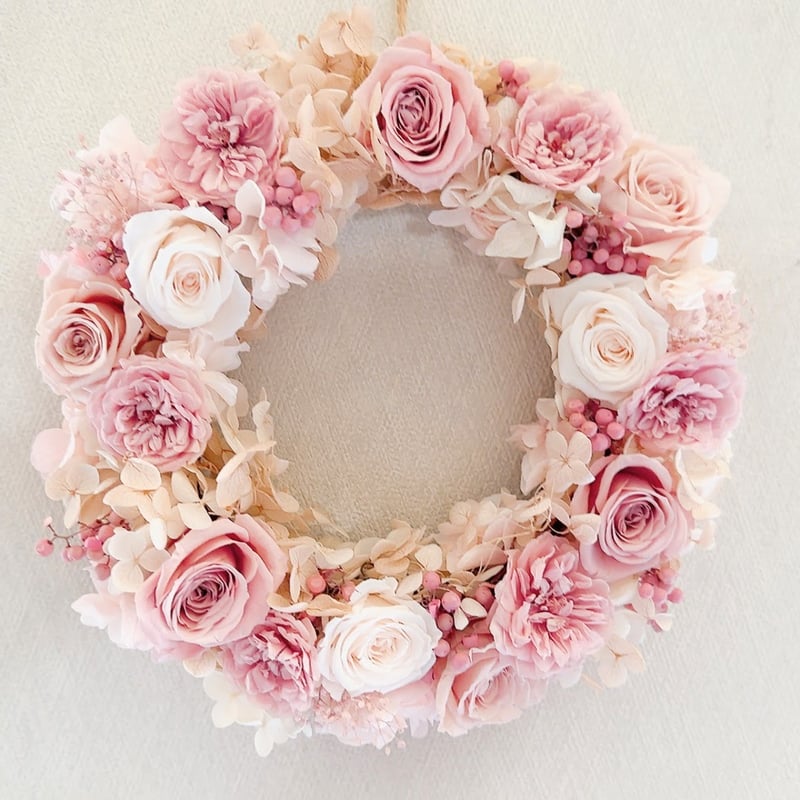 プリザーブドフラワー フェミニンリース レッスン動画本編 | Flower  