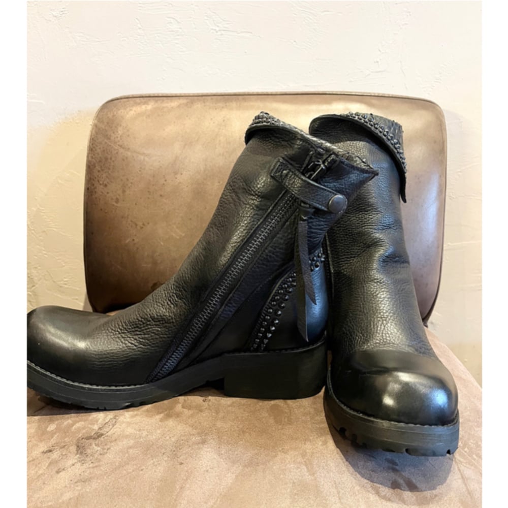 KMRii（ケムリ） ブーツ 楽天市場】KMRii／ケムリ／CHROME ZIP BOOTS