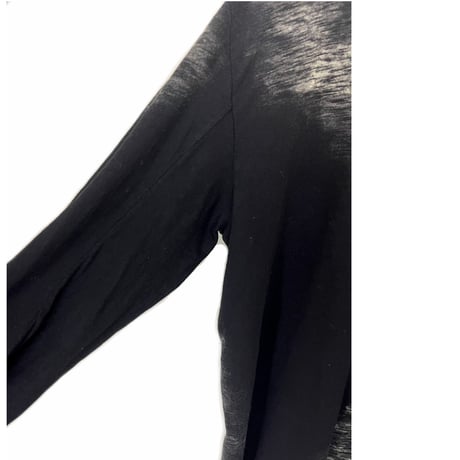 KMRii ・ケムリ・Black Shadow Slash Cut/LS・カットソー