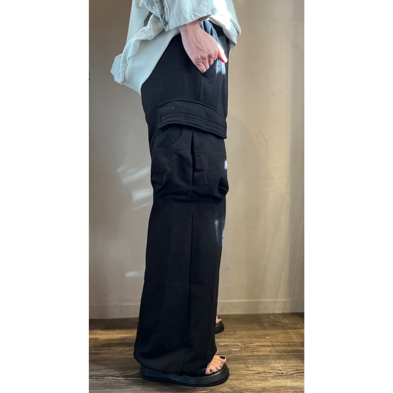 KMRii ・ケムリ・Sweat Wide Cargo Pants・ワンドカーゴパンツ KMRii ・ケムリ・Sweat Wide Cargo Pants・ワンドカーゴパンツ