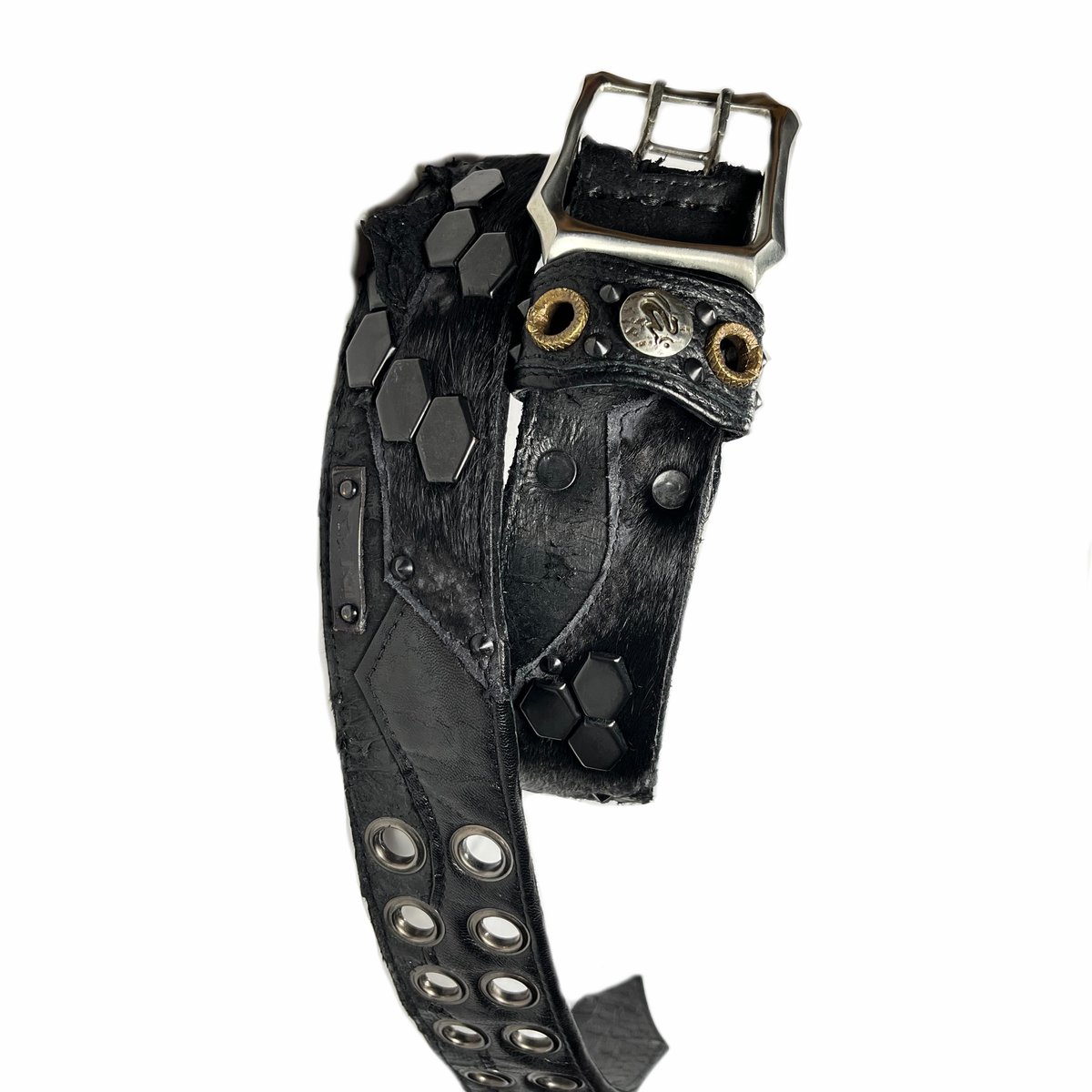 KMRii ・ケムリ・ BT-Coyote Honey・スタッズ・ベルト | MEGA