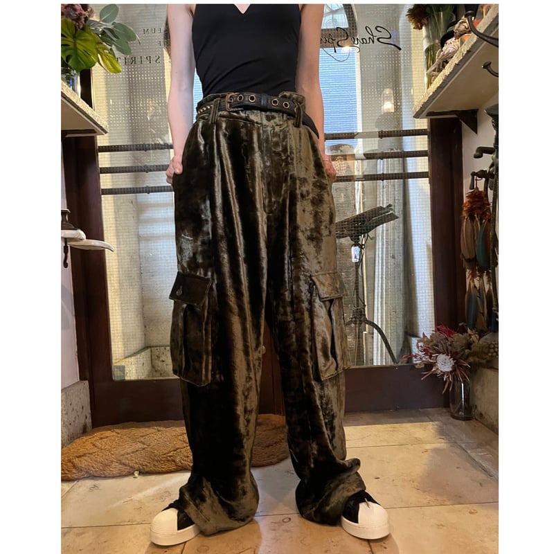 Share Spirit・Velvet Pants ・イージーワイド カーゴパンツ | MEGA