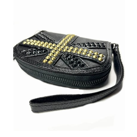KMRii ・ケムリ・WDS-Gold Flag 02・Black・復刻ウォレット
