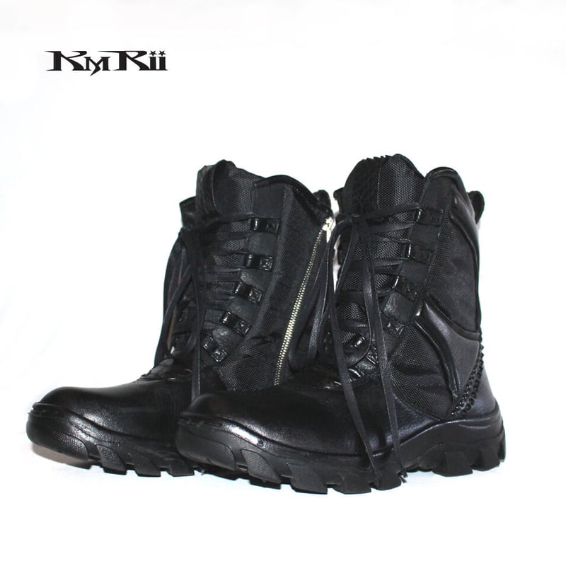 KMRii ・ケムリ・Black Metal Sneaker Boots/size41・ | 