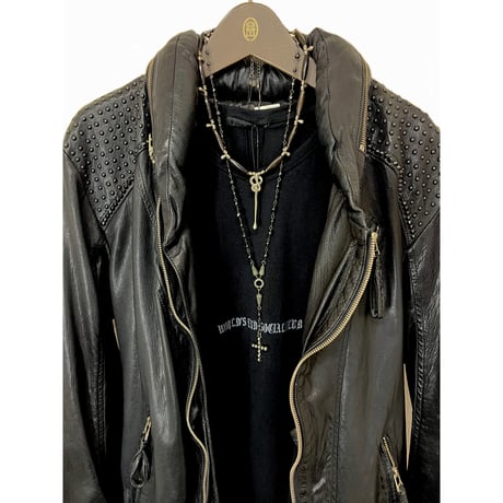 gunda × GARA・Ancient Stealth Necklace・BLACK
