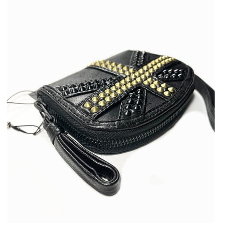 KMRii ・ケムリ・WDS-Gold Flag 02・Black・復刻ウォレット