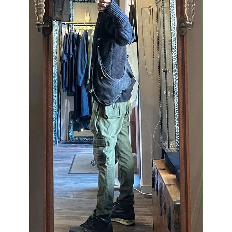 再再販! KMRii SIZE.2(men/M) 02・カーゴパンツ PANTS CARGO ・ケムリ・Multipul パンツ