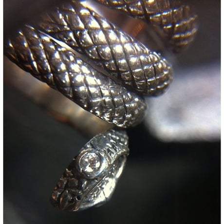MEGA  ORIGINAL SNAKE RING/SILVER925