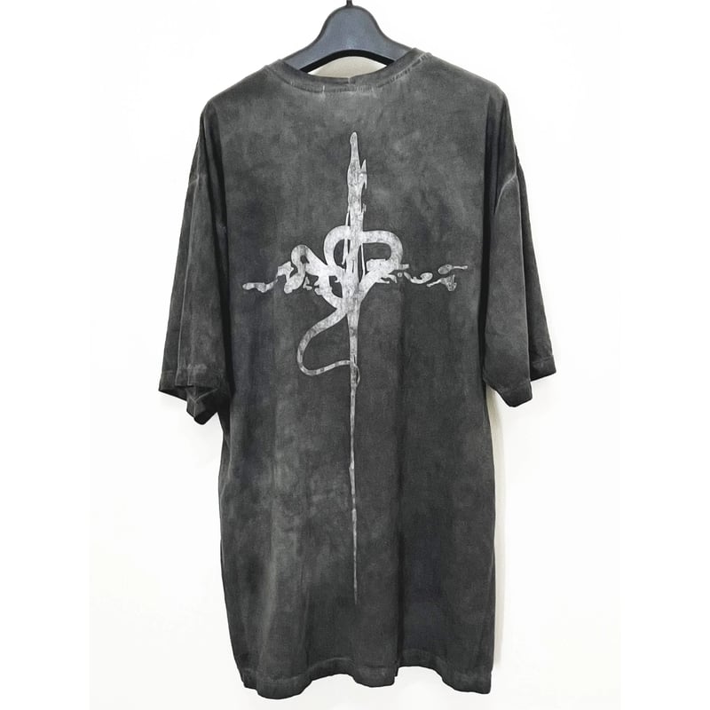 KMRii ・ケムリ・Serpent Cross Cut/MB・Charcoal T・カットソ