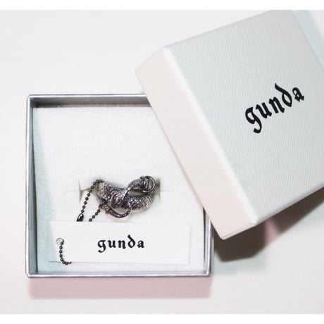 gunda ・ガンダ・VENOM RING・silver925・スネイクリング