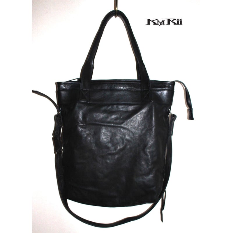 KMRii ・ケムリ・BISMUTH TOTE BAG ・レザー トート バッグ | MEGA 
