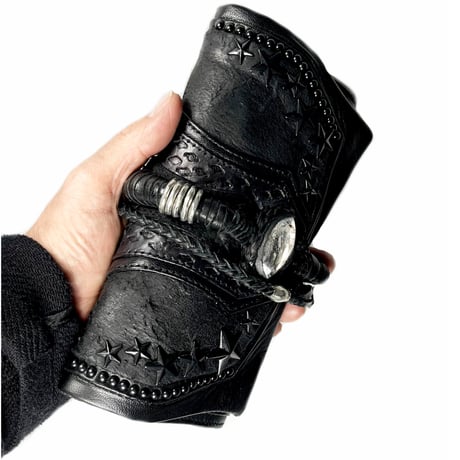 KMRii・ WB-Crystal Black Star/MB・Long Wallet・長財布