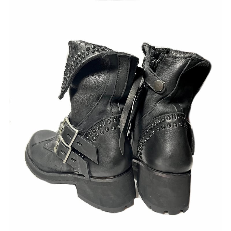 KMRii ・CRUSH SHORT BOOTS 04・size.37・レディースショートブ