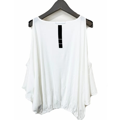 KMRii ・ケムリ・Open Shoulder Cut・カットソー