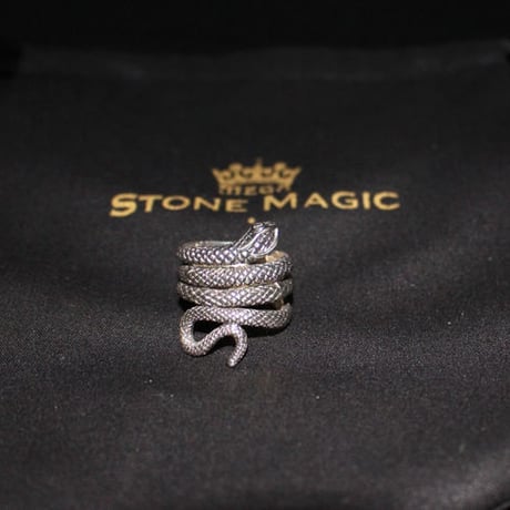MEGA  ORIGINAL SNAKE RING/SILVER925