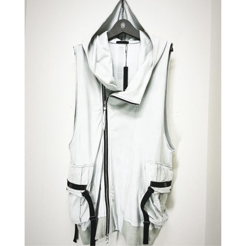 KMRii ・ケムリ・ Black Raven Vest 05・パーカーベスト | MEGA KMRii ・ケムリ・ Black Raven Vest 05・パーカーベスト | MEGA
