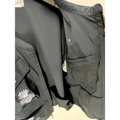 Share Spirit・PEACE NO FAKE・前ファス・マルチベスト・ブラック・size M