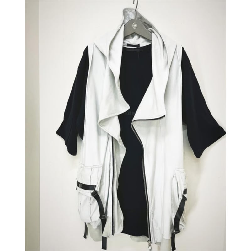 KMRii ・ケムリ・ Black Raven Vest 05・パーカーベスト | MEGA KMRii ・ケムリ・ Black Raven Vest 05・パーカーベスト | MEGA