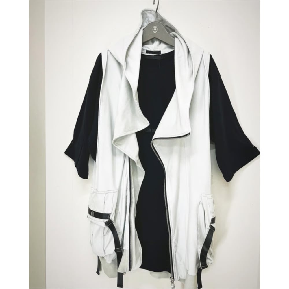 KMRii ・ケムリ・ Black Raven Vest 05・パーカーベスト | MEGA