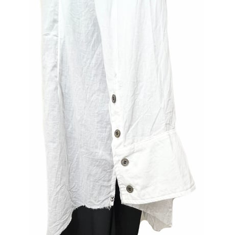 KMRii ・ Stand Coller Layer Shirt・Cotton Shirt