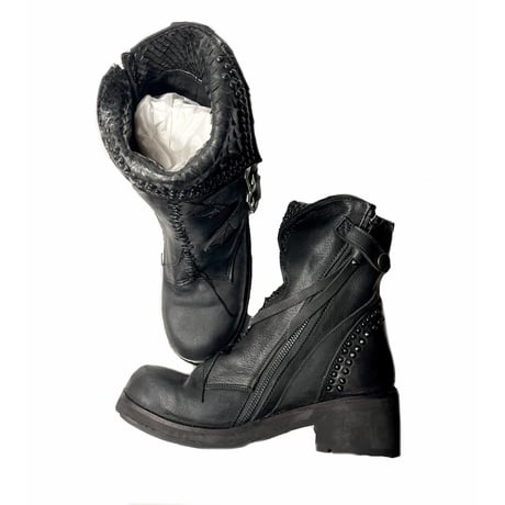 KMRii ・CRUSH  SHORT BOOTS 04・size.37・レディースショートブーツ！