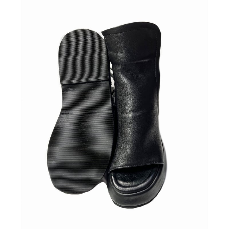 KMRii ケムリ　レザー　サンダル KMRii ・ケムリ・Crush Boots Sandal 03 | MEGA