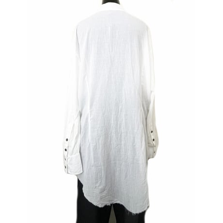 KMRii ・ Stand Coller Layer Shirt・Cotton Shirt