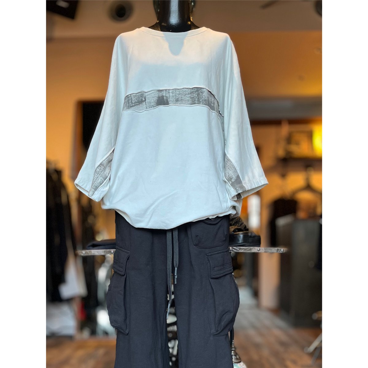 KMRii ・ケムリ・Back Cross Dolman Top・ドルマンカットソー | MEGA