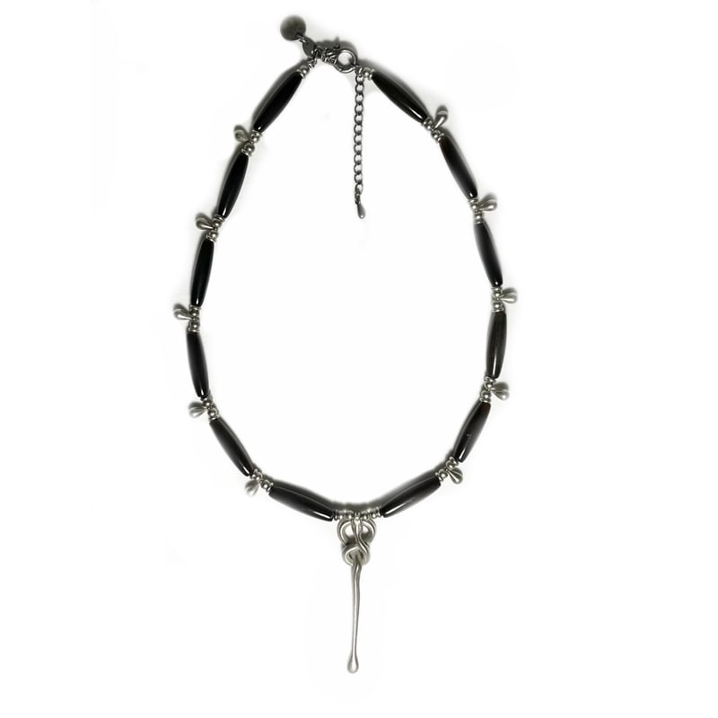 gunda × GARA・Ancient Stealth Necklace・BLACK | MEGA