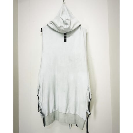 KMRii ・ケムリ・ Black Raven Vest 05・パーカーベスト