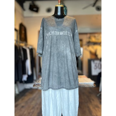 KMRii ・ケムリ・Serpent Cross Cut/MB・Charcoal T・カットソー