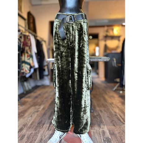 Share Spirit・Velvet Pants ・イージーワイド カーゴパンツ