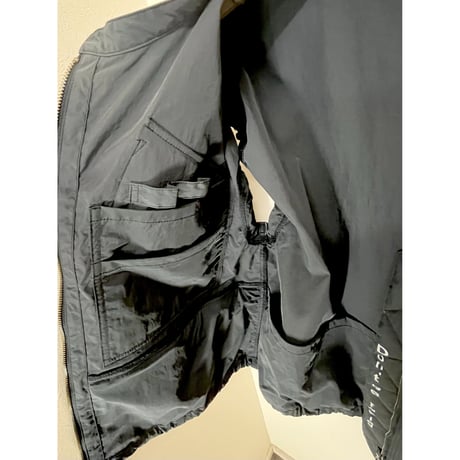 Share Spirit・PEACE NO FAKE・前ファス・マルチベスト・ブラック・size M