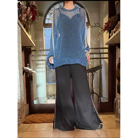 SHARE SPIRIT ・シェアースピリット・'25新作 Brightex Lame Knit・プルオーバー