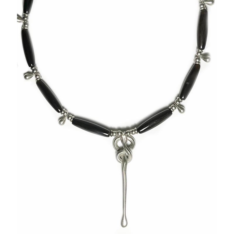 gunda × GARA・Ancient Stealth Necklace・BLACK | MEGA